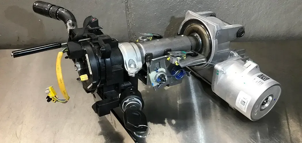 Elektrický stĺpik riadenia Ford so spínacou skrinkou a kľúčom